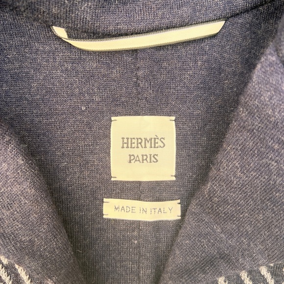 NWT Authentic Hermes Wool  H Knit Blazer size 36 - Picture 2 of 4